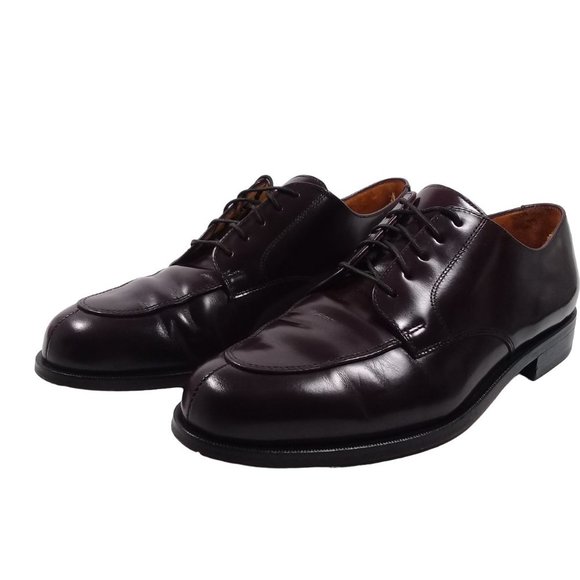 COLE HAAN Men's Apron Split Toe Lace Up Dress Derby Cordovan Leather Shoes 9M - Picture 4 of 12